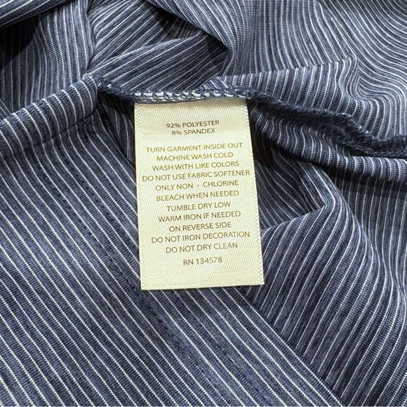 Vineyard Vines Boys Polo Shirt 2T Blue Stripe Performance Preppy Casual - Picture 5 of 7